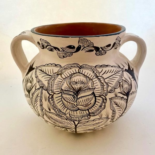 Medium Burnished Clay Pot - Huancito Sale