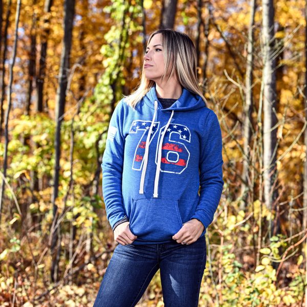 Women s  76 Stars & Stripes Hoodie For Cheap