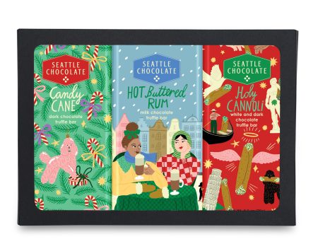 Seasons Greetings Truffle Bar Trio (7.5oz) Online Sale