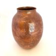 Large Hammered Copper Vase on Sale