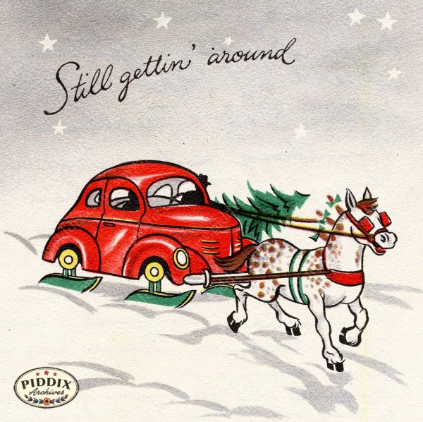 PDXC21612a -- Christmas Car Horse Online Sale