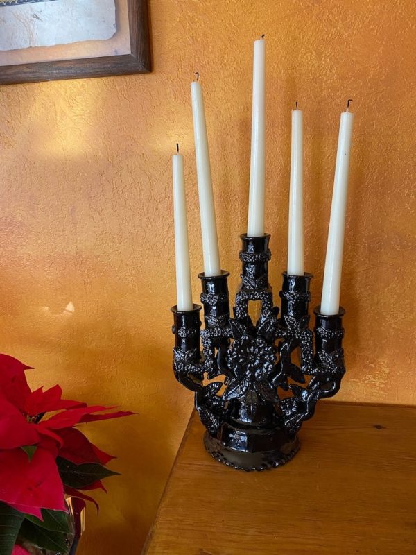 Candelabra from Santa Fe de la Laguna For Sale