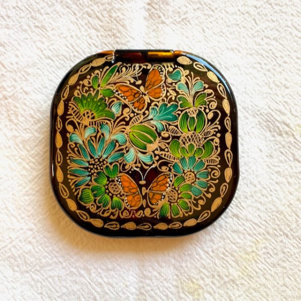 Handpainted Laca Compact Mirror Online Hot Sale