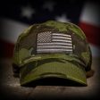 Tropic Multicam Full Fabric American Flag Range Hat Fashion