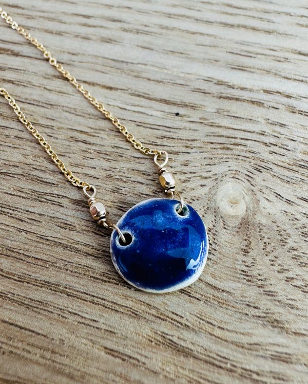 Chroma Necklace ~ Indigo Violet ~ 14k Gold Fill Supply