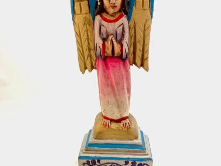 Wood Angel Sculpture For Discount