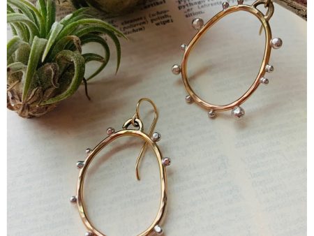 Hello Pebble Earrings - 14k Gold Fill & Sterling Silver on Sale