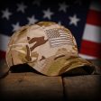 Arid Multicam Full Fabric American Flag Range Hat Supply