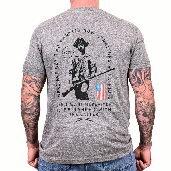 Men s Traitors & Patriots T-Shirt Discount