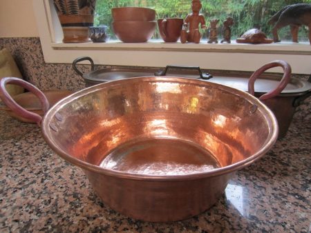 Hammered Copper Cazo (Cooking Pot) Hot on Sale