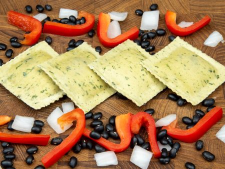 <b>Plant-Based<b> Black Bean Ravioli in Cilantro Dough - 12 PC, About 12 OZ Online now