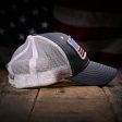 Slate & White Mesh-Back Trucker Hat Fashion