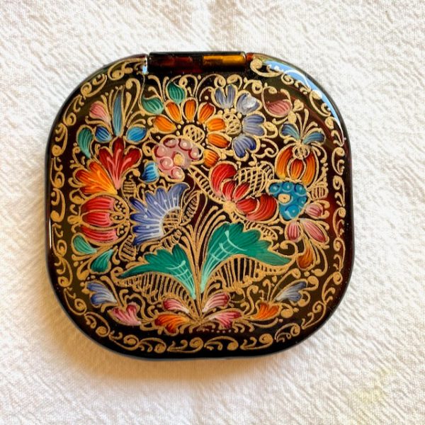 Handpainted Laca Compact Mirror Online Hot Sale