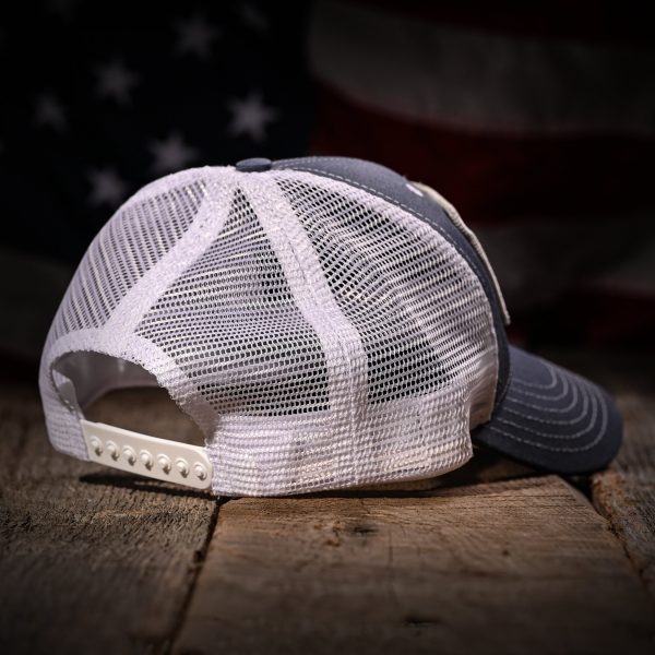 Slate & White Mesh-Back Trucker Hat Fashion