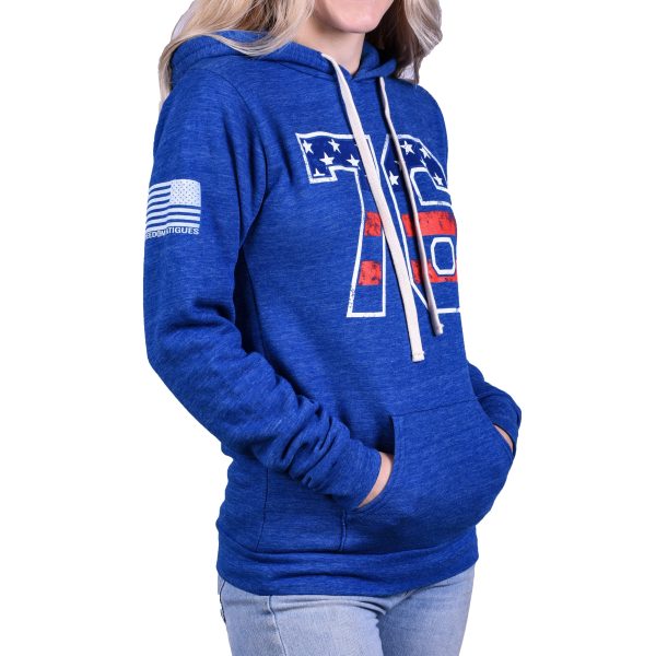 Women s  76 Stars & Stripes Hoodie For Cheap