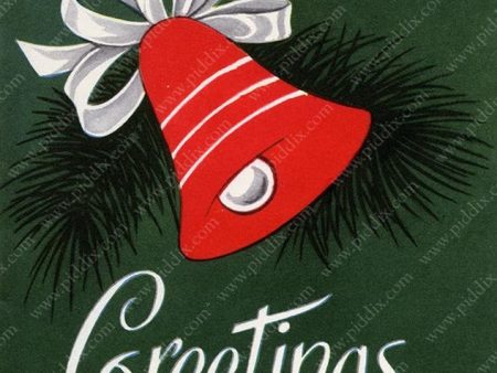 PDXC20383a -- Christmas Bell Greetings Cheap