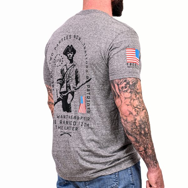 Men s Traitors & Patriots T-Shirt Discount