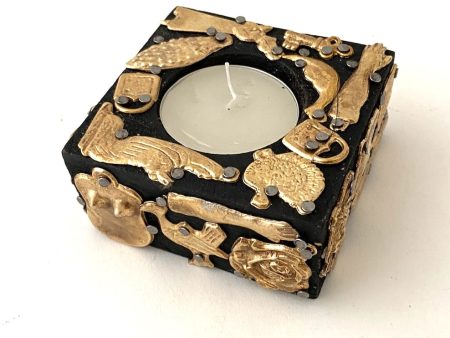 Votive Candleholder with Milagros Online now