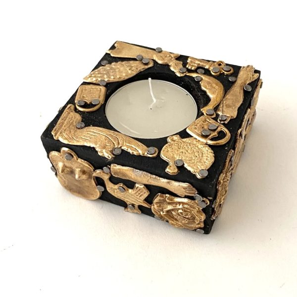 Votive Candleholder with Milagros Online now