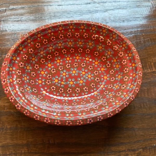 Handpainted Capula Serving Bowl Supply