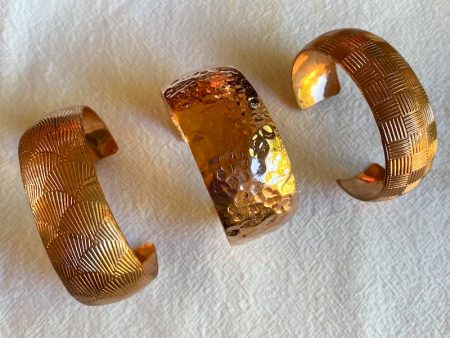 Hammered Copper Bracelet Discount