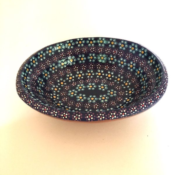 Handpainted Capula Serving Bowl Supply