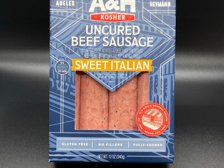 A & H Uncured Beef Sweet Italian Sausage 12 oz. on Sale