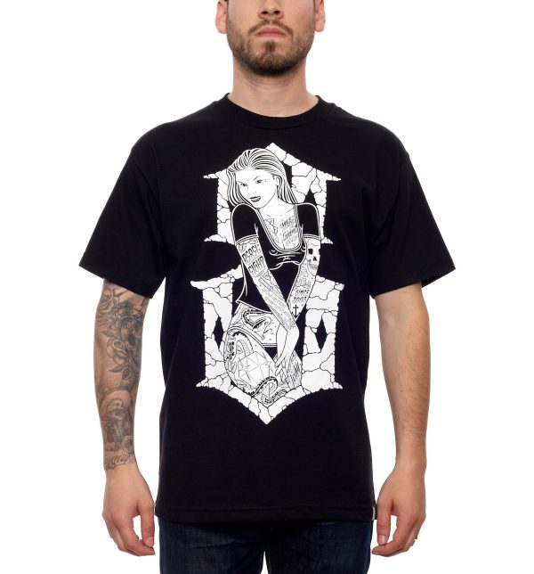 6TH STREET BLACK TEE on Sale