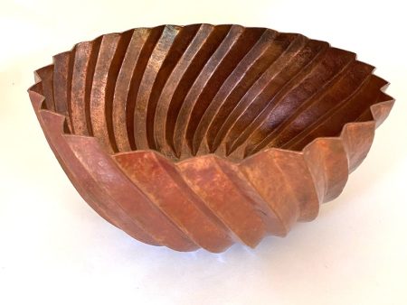 Large Hammered Copper Bowl For Cheap