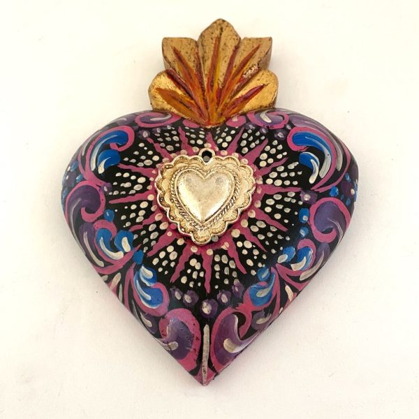 Painted  Heart with Milagro Fashion