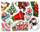 PDXC13357 -- Christmas Stickers Online Sale