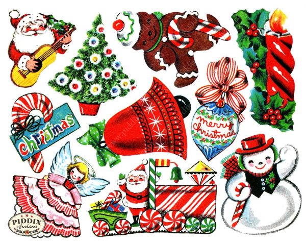 PDXC13357 -- Christmas Stickers Online Sale