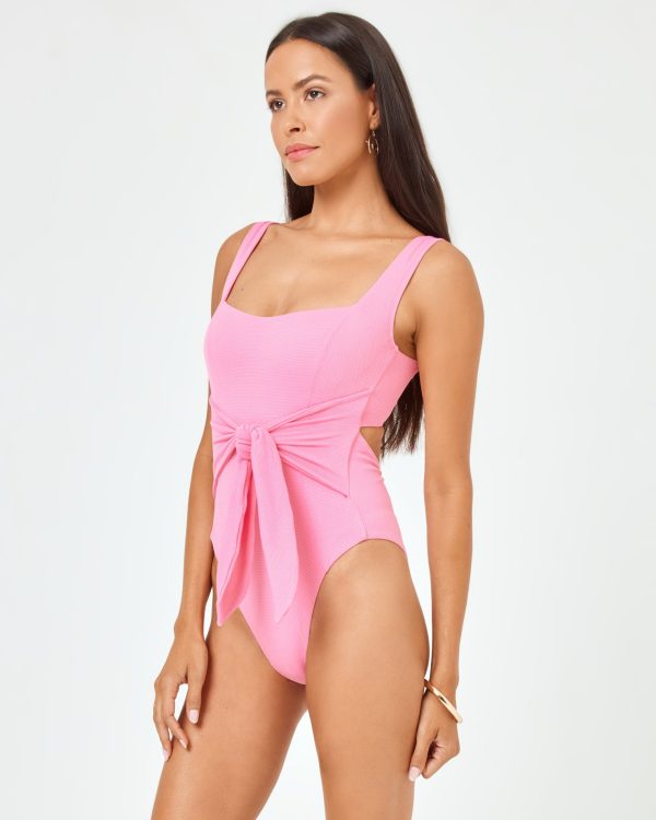 Balboa One Piece Swimsuit - Guava For Sale