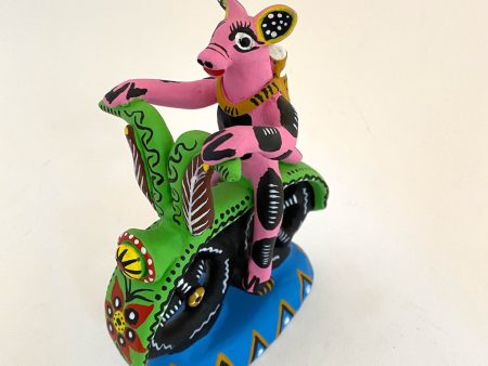 Ocumicho Pig on Bike- by Zenaida Rafael Julian For Discount