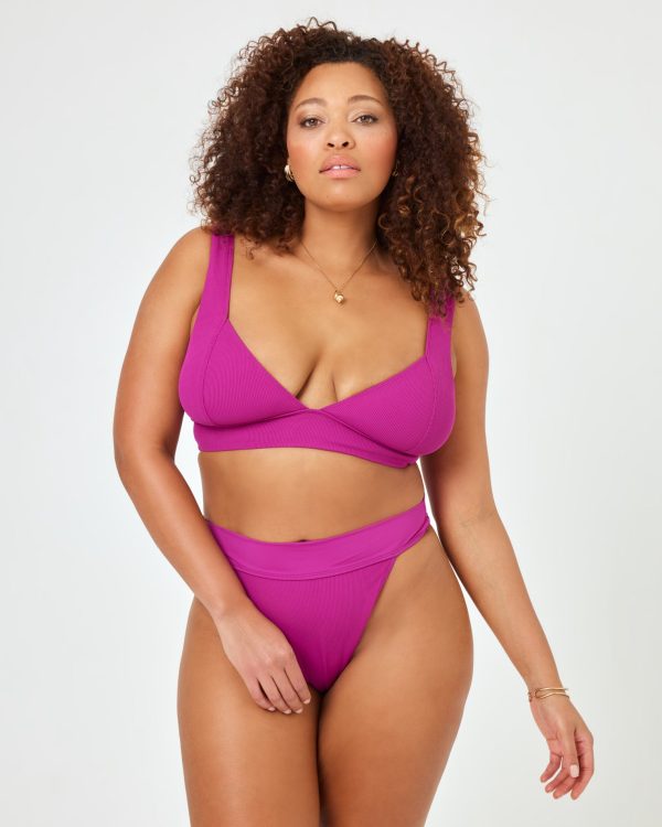 Hailey Bikini Top - Berry on Sale