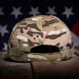 Multicam Full Fabric American Flag Range Hat Cheap