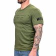 Men s Cleared Hot  Simplicate Defined  T-shirt (Heather Army Green) Discount