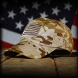 Arid Multicam Full Fabric American Flag Range Hat Supply