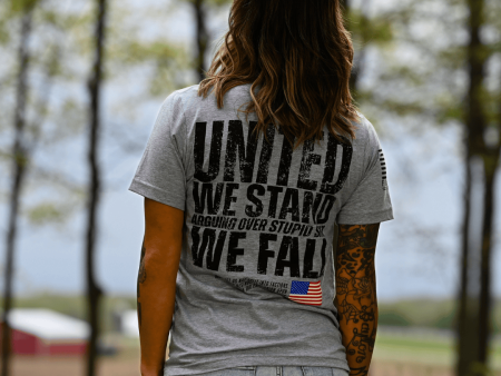 Women s United We Stand Patriotic Boyfriend Fit T-Shirt Online Hot Sale