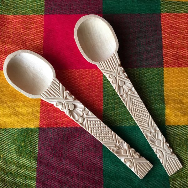 Carved Wood Spoons Fashion