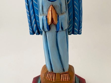 Large Wood Angel Sculpture Online