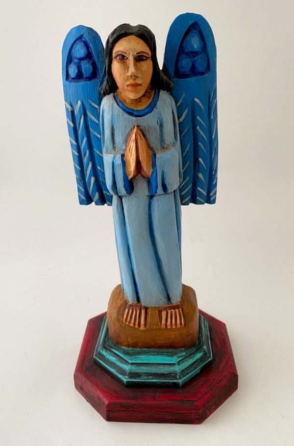 Large Wood Angel Sculpture Online