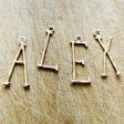 Lovely Letter Initial Charms - 14k Gold Fill Online now