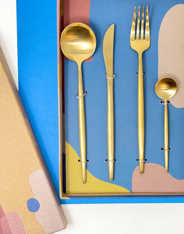 One Person Golden Hour Flatware Set Online Hot Sale