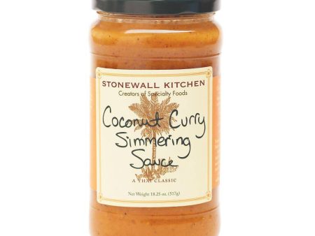 Stonewall Kitchen Coconut Curry Simmering Sauce Hot on Sale