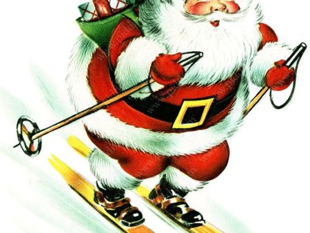 PDXC21616a -- Santa Skiing Sale