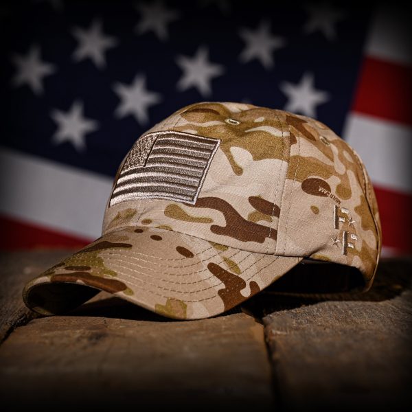 Arid Multicam Full Fabric American Flag Range Hat Supply