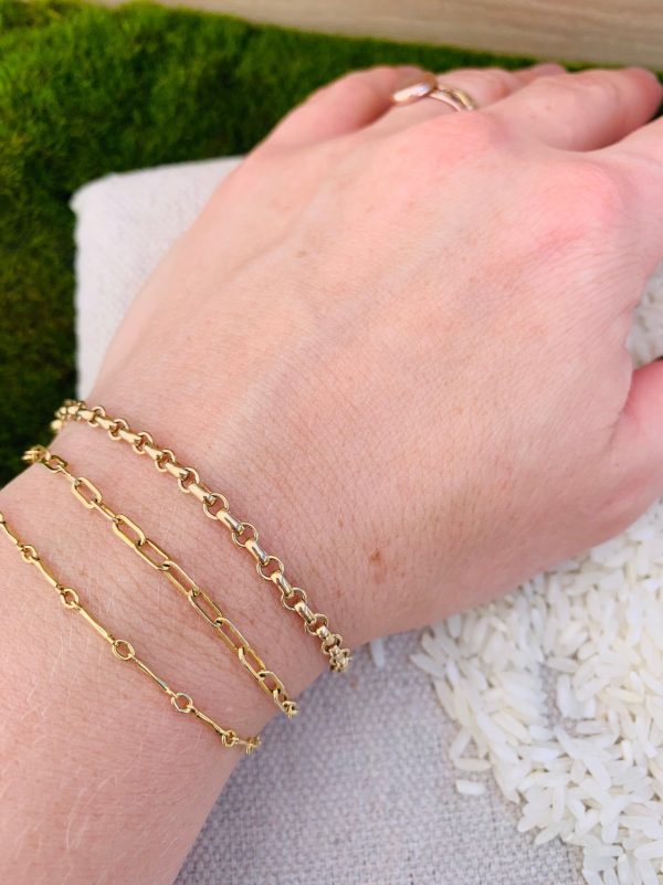 Secretary Chain Bracelet - 14k Gold Fill on Sale