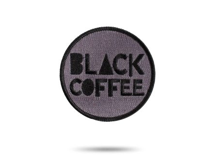 Embroidered Patch - Black Coffee Sale