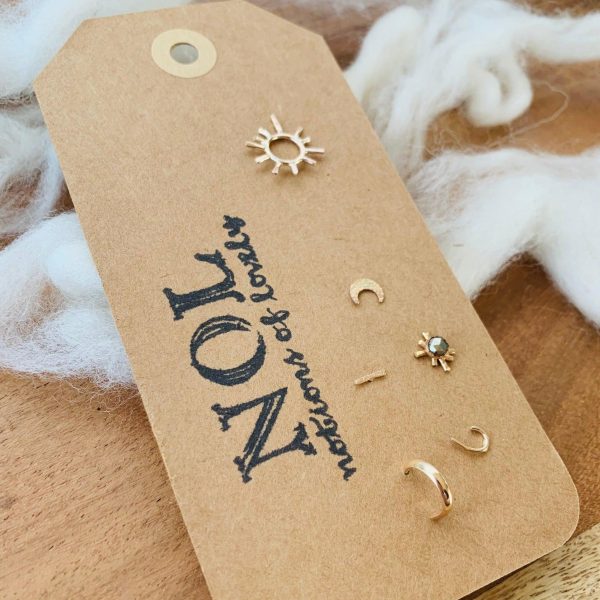 Boho Stud Pack - No. 1 - 14k Gold Fill Hot on Sale